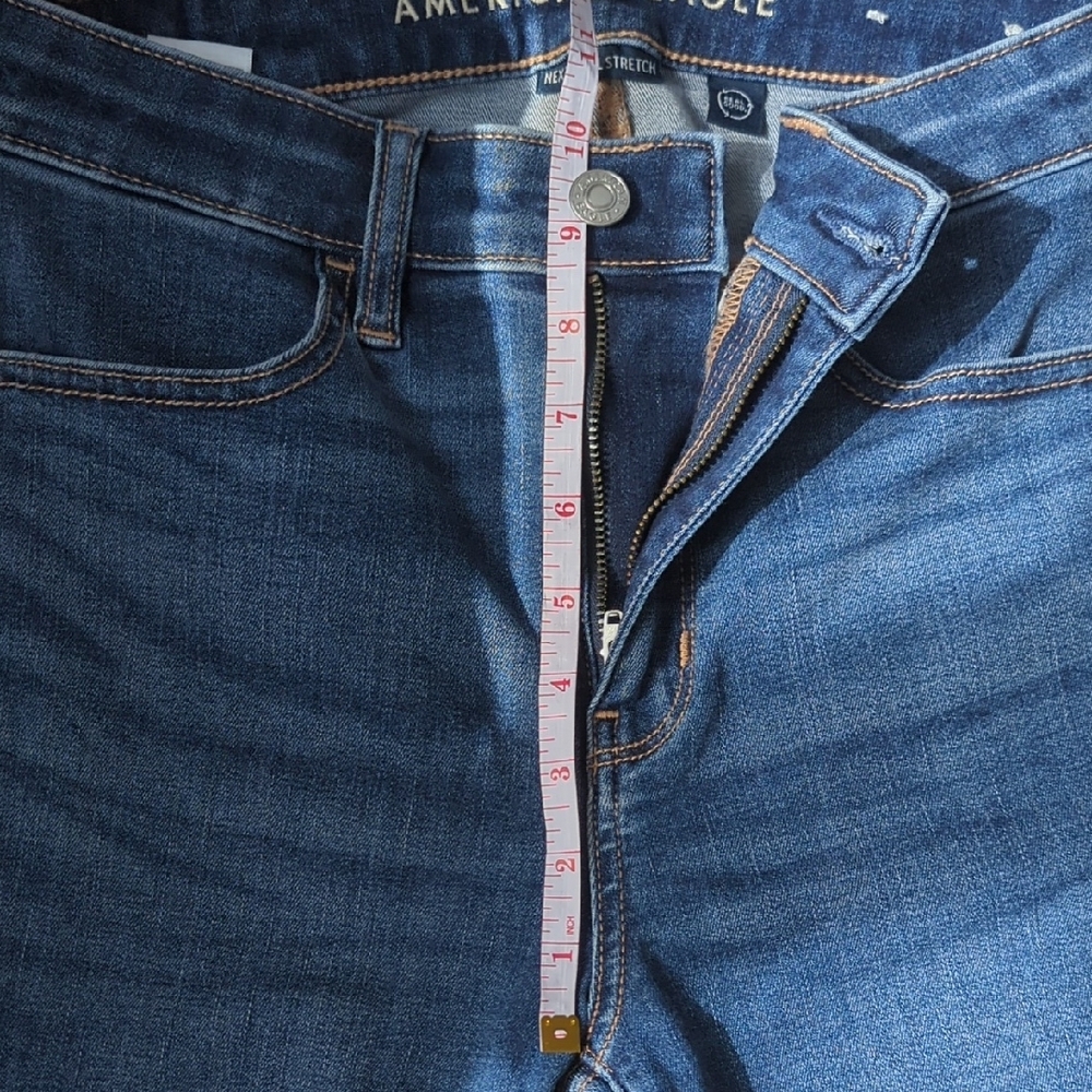 American Eagle Outfitters Dark Blue Skinny Jeans - Picture 9 of 9